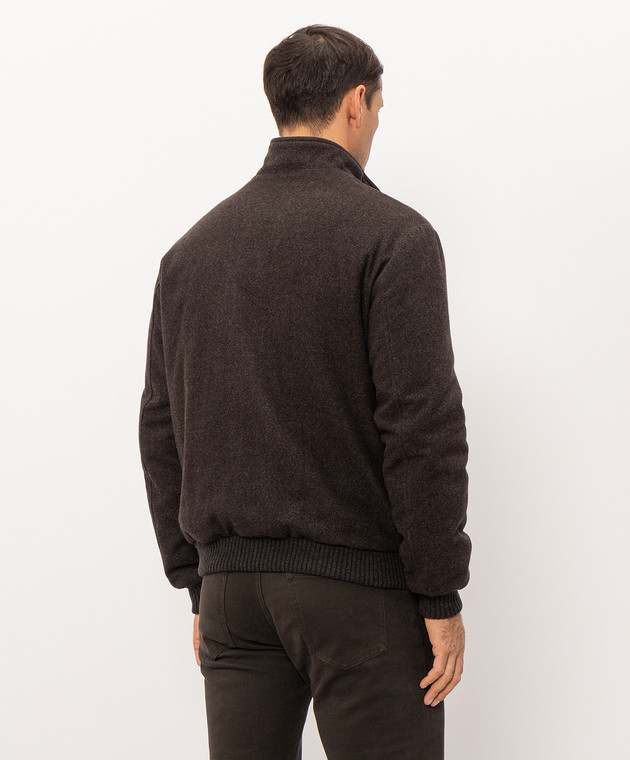 Doriani Cashmere Коричневая куртка из шерсти A430T125 изображение 4