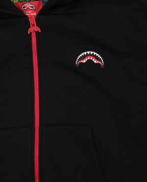 Sprayground Дитяча чорна спортивна куртка Show the Shark SPY1421EBLK