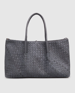 Bottega Veneta Сіра замшева сумка-тоут Pinacoteca 817166V6LE1