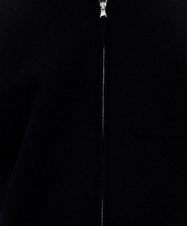 Allude Чорний кардиган з вовни та кашеміру 26517602 зображення 5