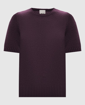 Allude Фиолетовый вязаный топ из кашемира 26511235