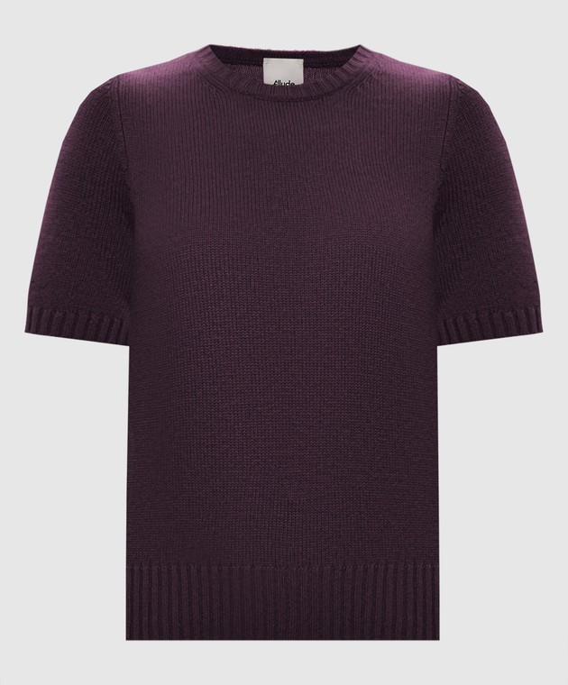 Allude Фіолетовий в'язаний топ з кашеміру 26511235