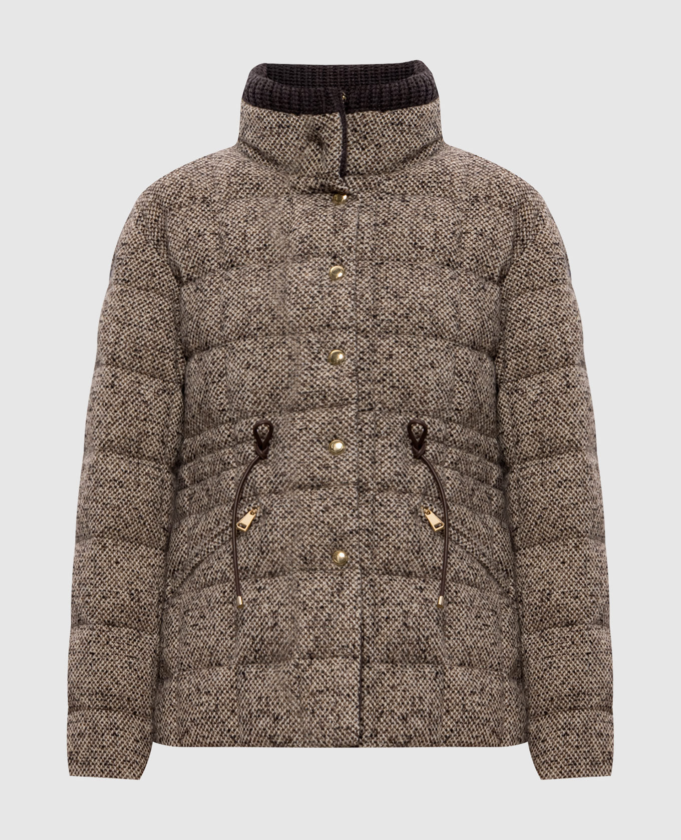 

Коричневая пуховая куртка Antigony с шерстью, Коричневый, Куртки