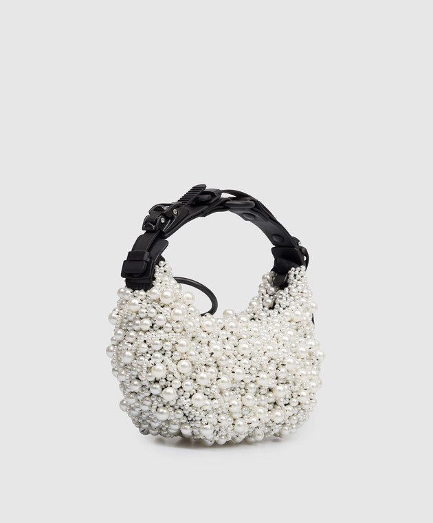 Innerraum Біла сумка-хобо HM0 з намистинами у вигляді HM0WHPEARLS зображення 3