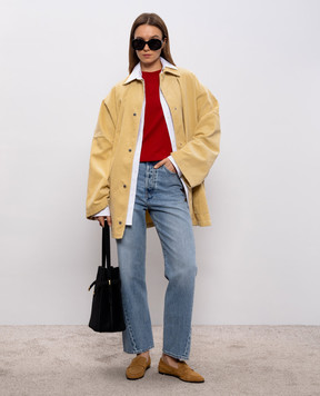 Toteme Голубые джинсы с патчем логотипа 231240741