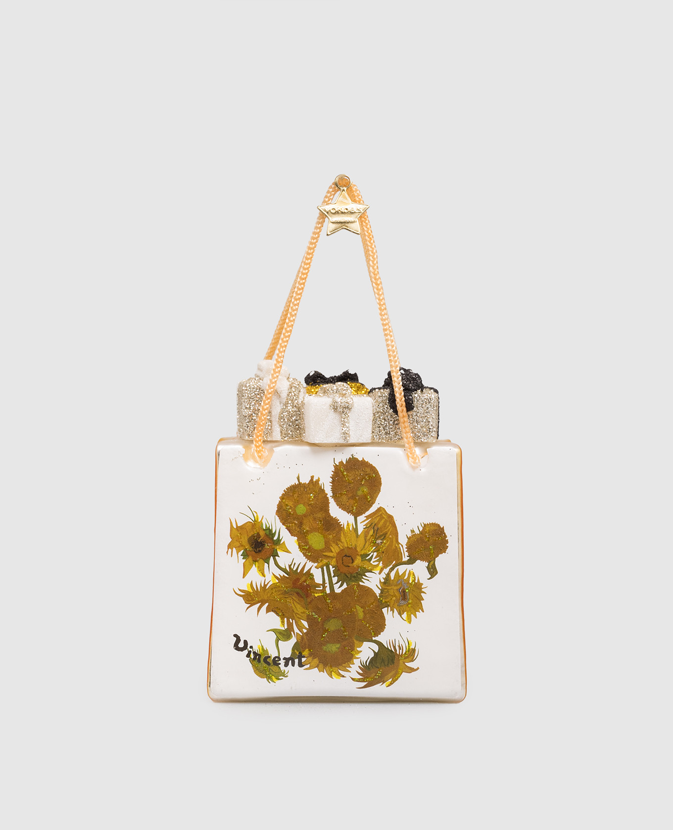 

Елочная игрушка Van Gogh Sunflowergift Bag, Белый, Декор