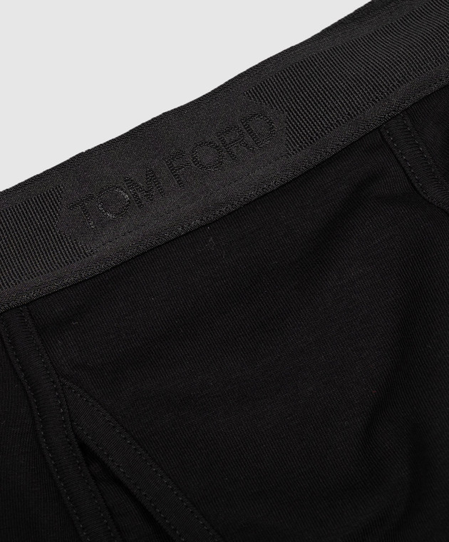 Tom Ford Черные трусы с узором логотипа T4LC33040 изображение 3