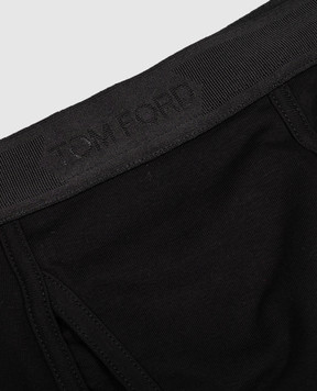 Tom Ford Черные трусы с узором логотипа T4LC33040