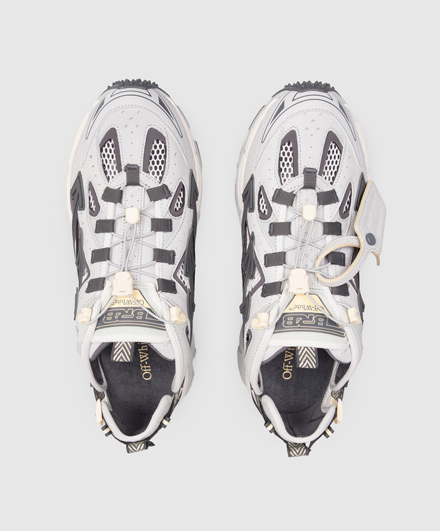 Off-White Сірі комбіновані кросівки Be Right Back OMIA29SS26FAB001 зображення 4