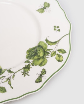 Geminiano Cozzi 1765 Біла порцелянова обідня тарілка Rosa Rosae SKBBU00299019