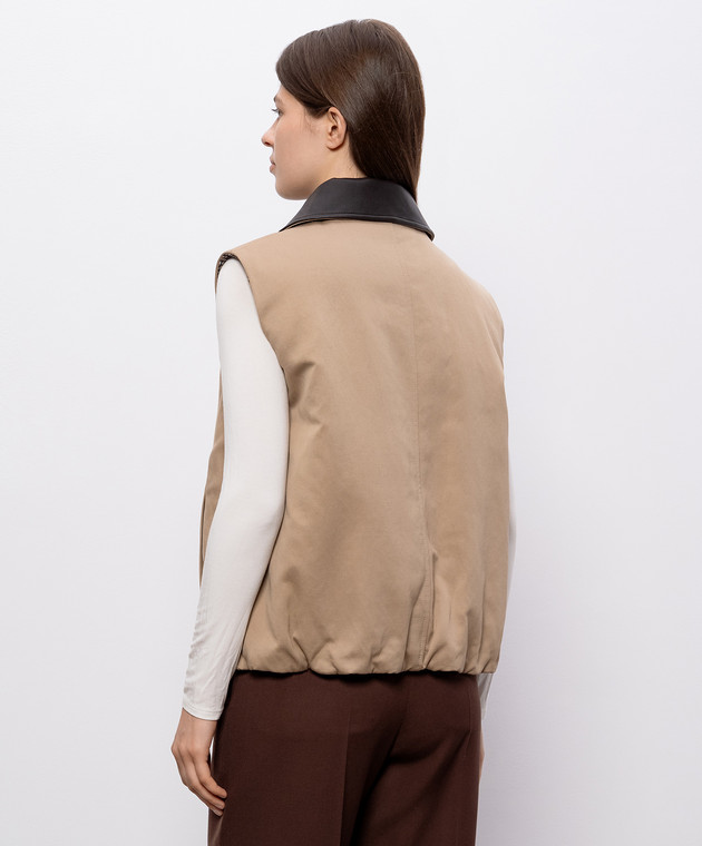 Brunello Cucinelli Двухсторонний пуховой жилет ML5977142P изображение 5