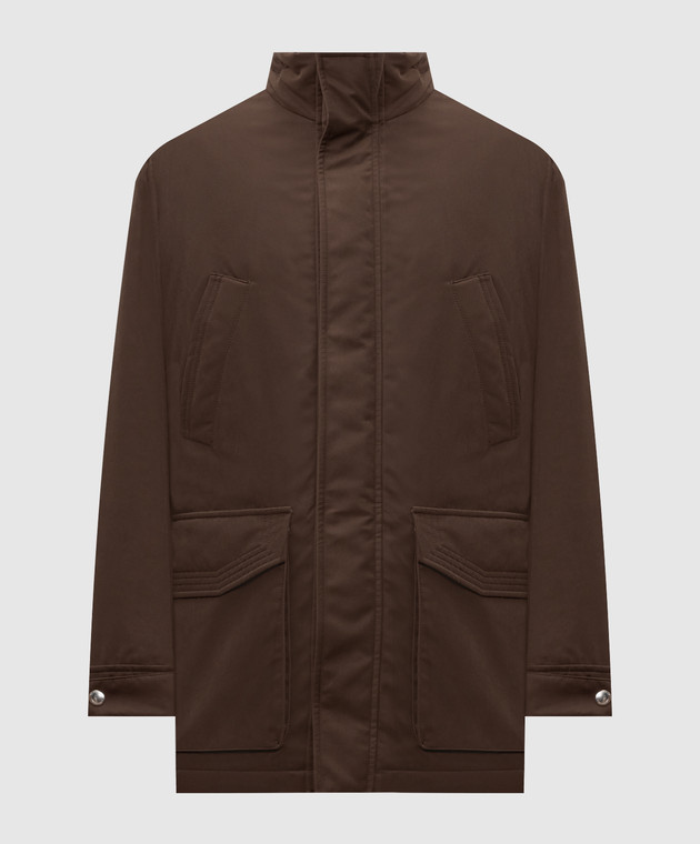 Brunello Cucinelli Коричнева куртка ML4966005