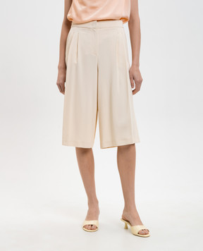 Twinset Бежеві бермуди з логотипом 261TP2221