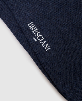 Bresciani Голубые носки с геометрическим узором MC014IN0014BR