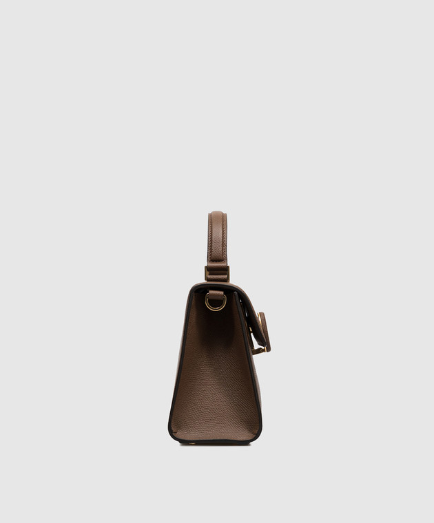 Valentino Коричневая кожаная сумка-трапеция Vsling 9W2B0T85YCZ изображение 5