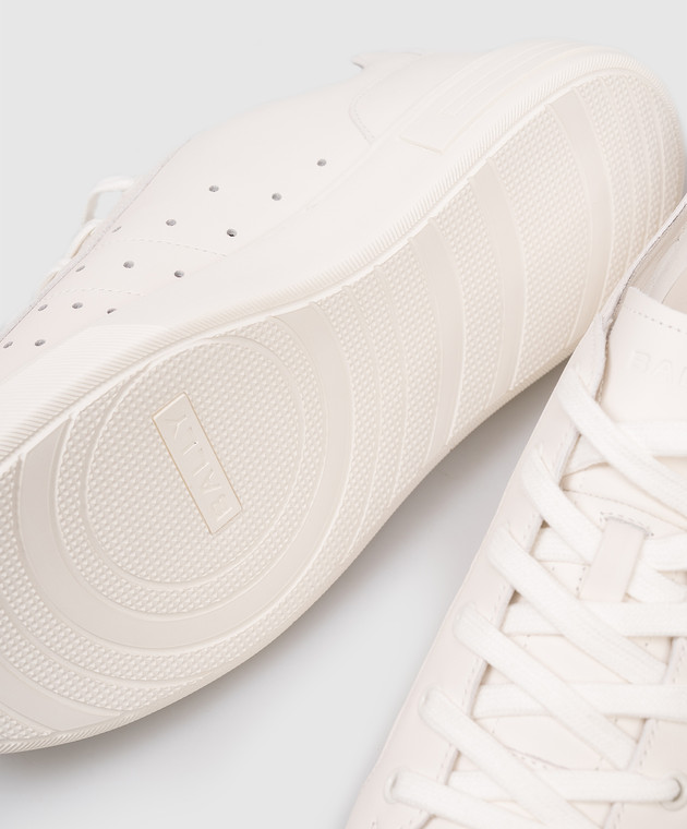 Bally Белые кожаные кроссовки Lift MSK0GCVT005 изображение 5