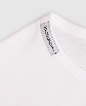Dolce&Gabbana Детский набор белых футболок L4J703ON00H