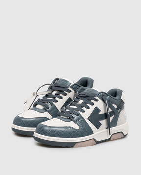 Off-White Шкіряні кросівки Out of Office з лакованою емблемою OF05736430