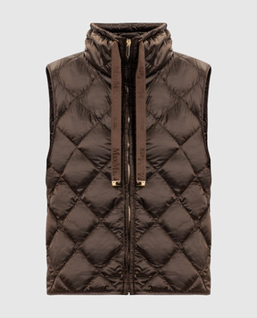 Max Mara Коричневый пуховой жилет REGIC TREGIC