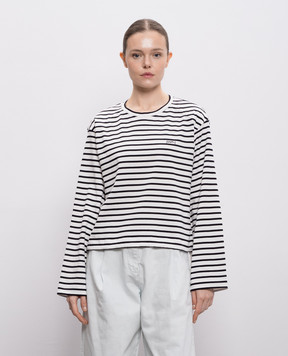 Juun.j Білий джемпер в смужку JW6241W011