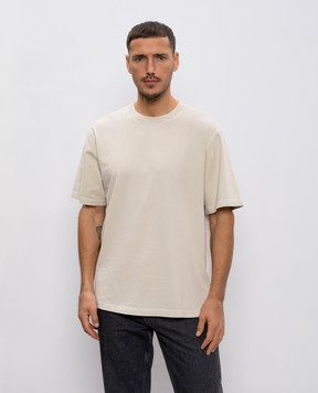 AGOLDE Бежева футболка Asha A10091521