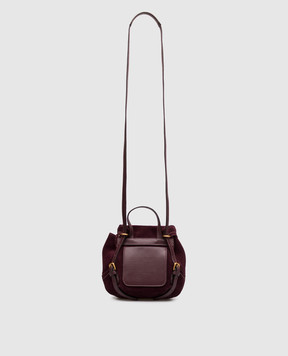 Gianni Chiarini Бордовый замшевый рюкзак Violette BS12238CMPL