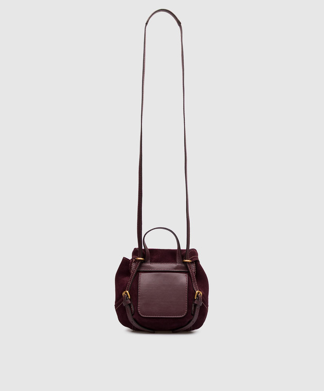 Gianni Chiarini Бордовый замшевый рюкзак Violette BS12238CMPL изображение 3