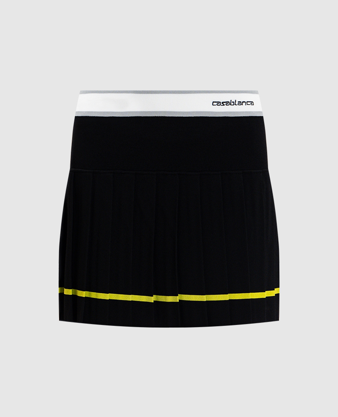 

Черная юбка с логотипом, Черный, Юбки-а-силуэта