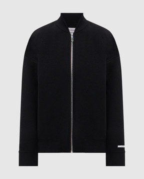 Max Mara Sportmax Черный бомбер ONDATA из шерсти SPXONDATA