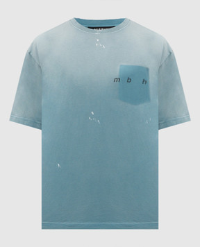 Misbhv Бірюзова футболка Hand Writing 260U131