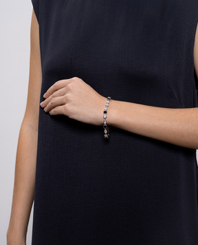 Darkai Сріблястий браслет з кристалами DIBR0062