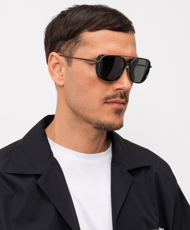 Linda Farrow Сірі сонцезахисні окуляри Jarvis LFL1441C2SUN зображення 2