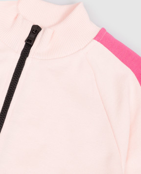 Balmain Детская розовая спортивная куртка BZ4A20Z318312