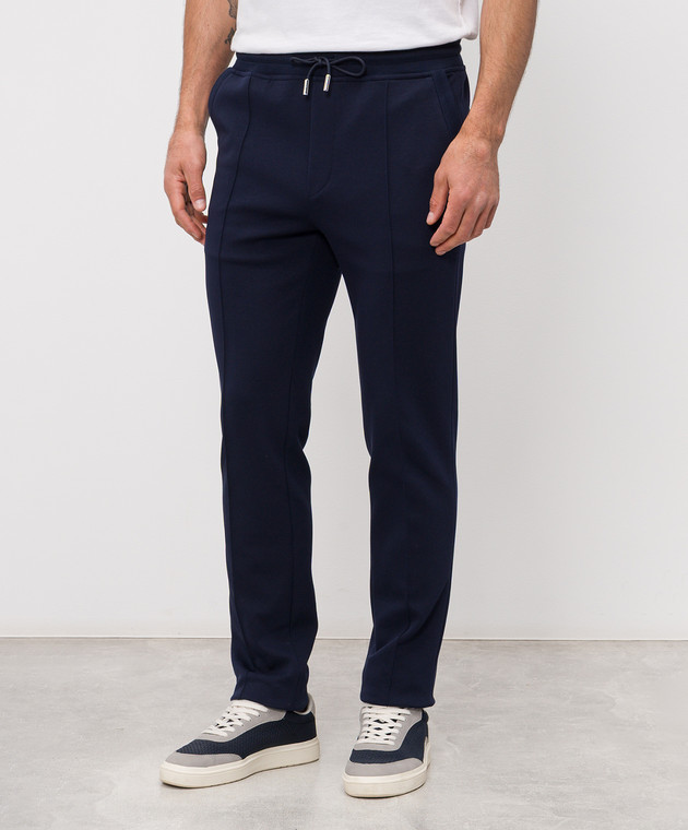 MooRER Сині спортивні штани CRISPIN CRISPINPANTALONEIT зображення 3
