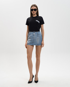 AMIRI Голубая джинсовая юбка мини MA Quad AWDNKR1006