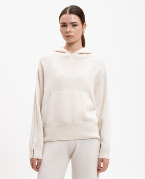 Peserico Белые худи с шерстью альпаки и шелка S99378F07K9283E