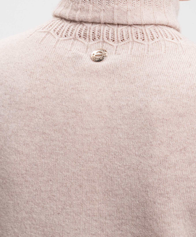 Twinset Бежевый свитер из шерсти 262AP3020 изображение 5