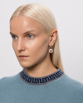 Versace Сріблясті сережки з емблемою Medusa 10244701A00638