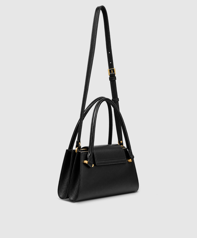 Versace Черная кожаная сумка Severe 10264791A18837 изображение 3