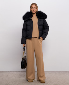 Twinset Коричневий світшот з кишенею 262LI2LBB