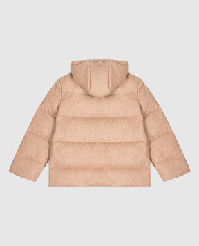 Brunello Cucinelli Детский серый пуховик из шерсти B038PJ335B