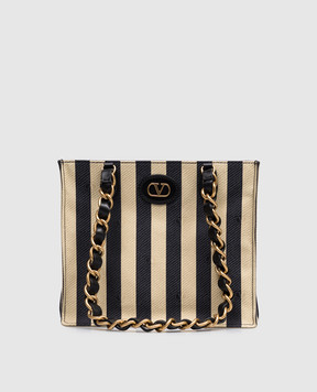 Valentino Сумка-тоут в смужку 8W2B0S89MNW