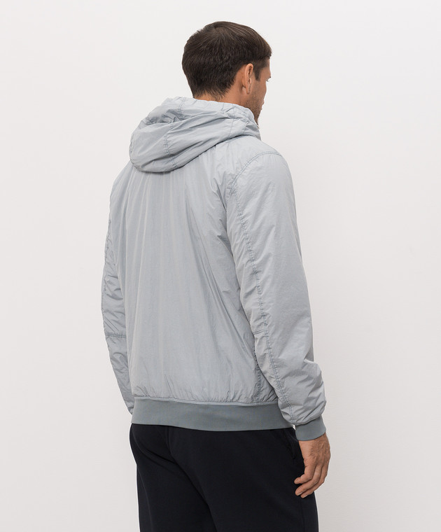 Stone Island Блакитна куртка з патчем логотипа L2S154100110S0A23 зображення 4