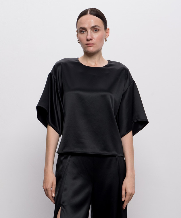 Simkhai Черная блуза Alina 4262086AL изображение 3