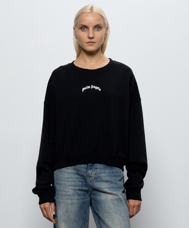 Palm Angels Черный свитшот PAWBA003FL001 изображение 2