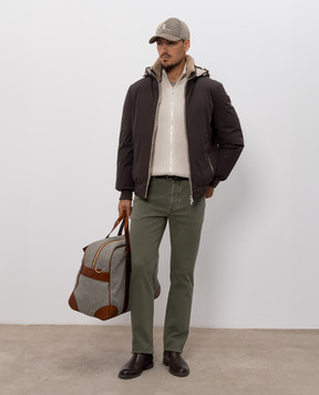 Brunello Cucinelli Бежевий кардиган з кашеміру M22700506