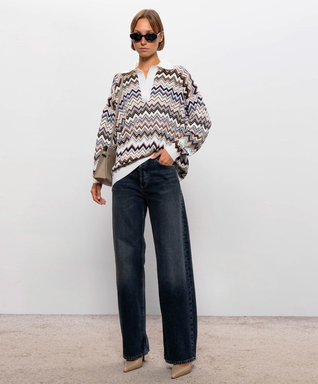 Missoni Светр у візерунок кольору айворі DS26WN1BBK01KO зображення 2