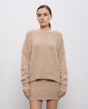 Demiur Бежевый свитер с шерстью альпаки ALP101