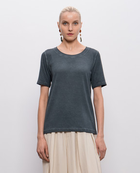 UMA WANG Синя футболка Tir UW1032