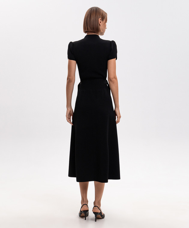 3.1 Phillip Lim Чорна сукня міді E25170362VRW зображення 4